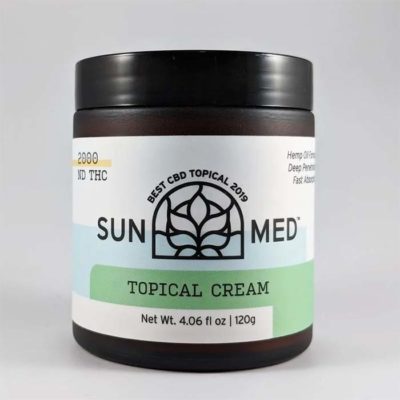 Sunmed Topical Cbd Cream Your Cbd Store Ripon Naturals