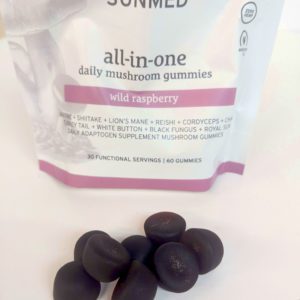 Sunmed gummies - mushroom blend including chaga, reishi, lion's mane, and more