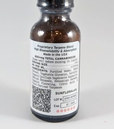 Water Soluble CBD 600mg - Full Spectrum - Image 2