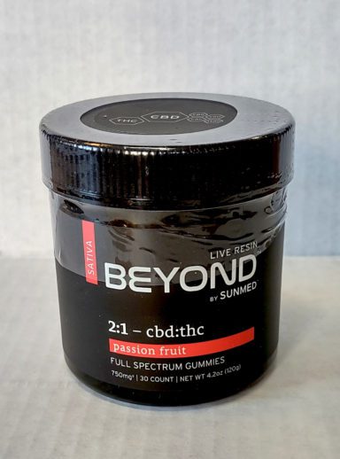 sunmed beyond live resin sativa passion fruit