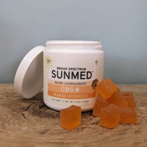 Sunmed CBG Mango Gummies