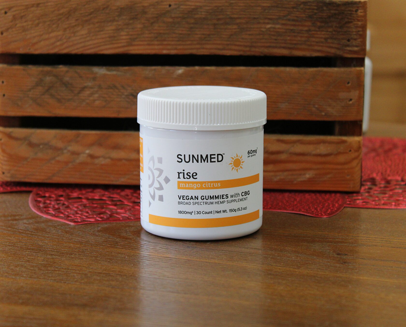 Sunmed CBG Mango Gummies